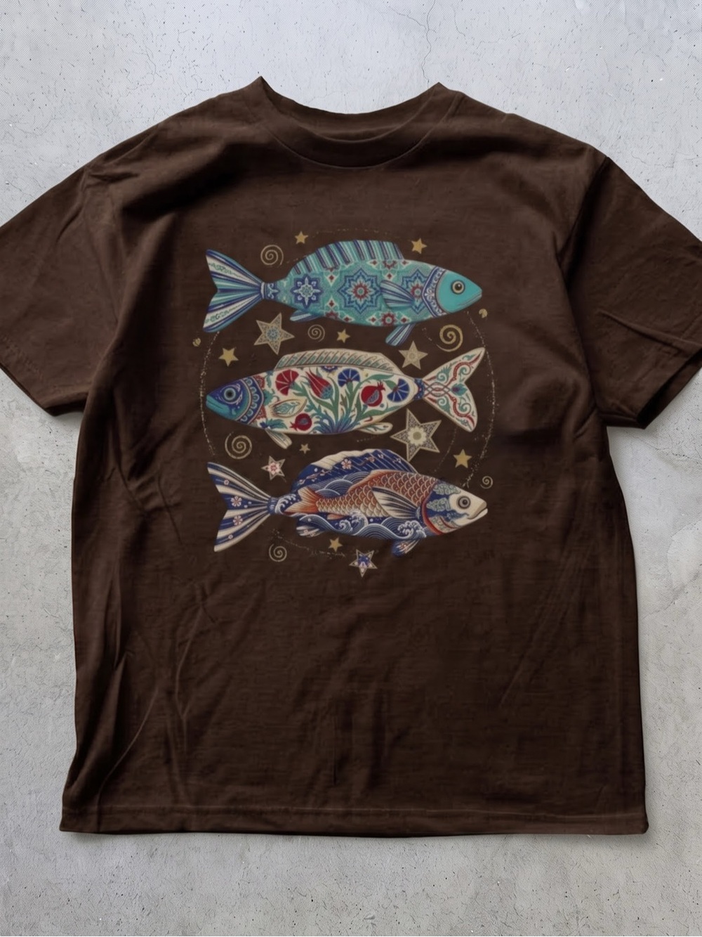 Starry Mystic Fish Retro Cottagecore Vibe
Graphic Tee